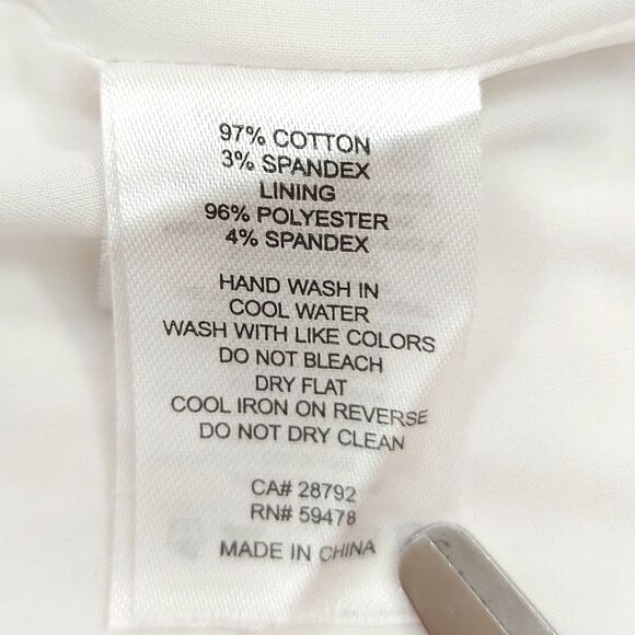 Christian Lacroix Crop Corset Top Womens Small White Blue Floral Square Neck - Picture 9 of 11